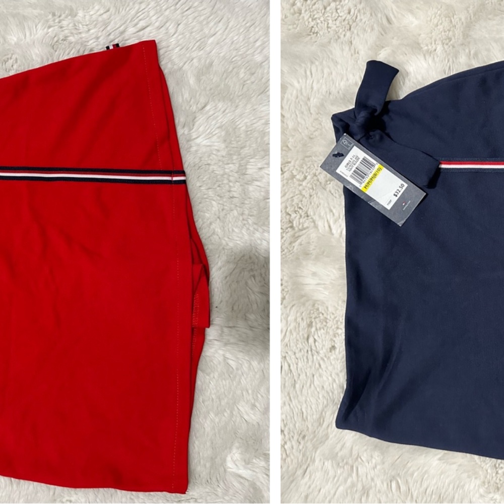 Lot of 2 Tommy Hilfiger Girls' Ponte Knit Skort with Built in Short Size 8-10 M